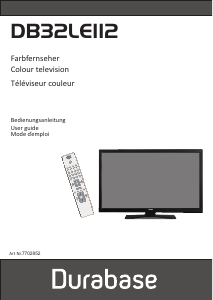 Mode d’emploi Durabase DB32LE112 Téléviseur LED