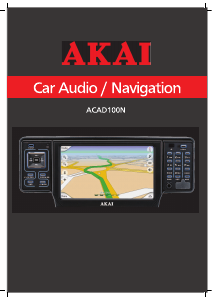 Handleiding Akai ACAC100N Autoradio