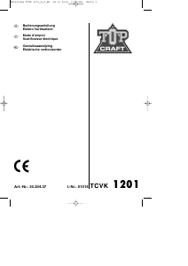 Handleiding Topcraft TCVK 1201 Verticuteermachine