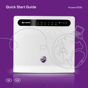 Manual Huawei B593 (Telia) Router