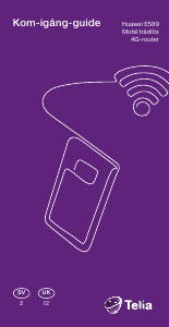 Manual Huawei E589 (Telia) Router