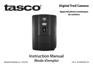 Mode d’emploi Tasco 119213C Caméscope action