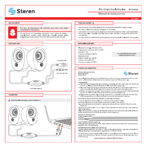 Manual de uso Steren BOC-068 Altavoz