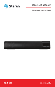 Manual de uso Steren BOC-881 Altavoz