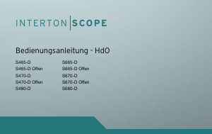 Bedienungsanleitung Interton Scope S480-D Hörgerät