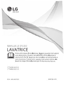 Manuale LG F12B8NDA7 Lavatrice