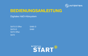 Bedienungsanleitung Interton Start SA70 Hörgerät
