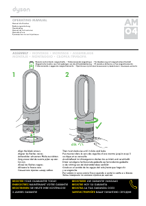 Manual de uso Dyson AM04 Ventilador