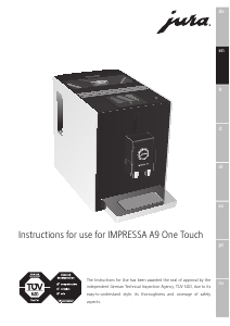 Handleiding Jura IMPRESSA A9 Koffiezetapparaat