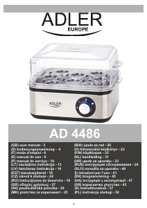 Instrukcja Adler AD 4486 Jajowar