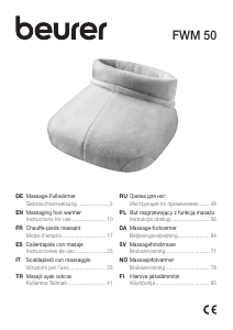 Bruksanvisning Beurer FWM 50 Fotvärmare