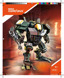 Handleiding Mega Construx set DPJ87 Halo Strike cyclops