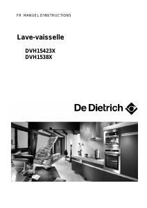 Mode d’emploi De Dietrich DVH15423X Lave-vaisselle