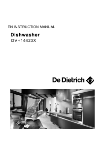 Handleiding De Dietrich DVH14423X Vaatwasser