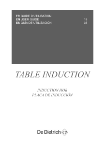 Manual De Dietrich DPI7686WP Hob