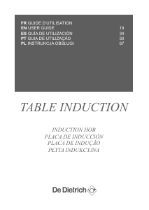 Mode d’emploi De Dietrich DPI7969XS Table de cuisson