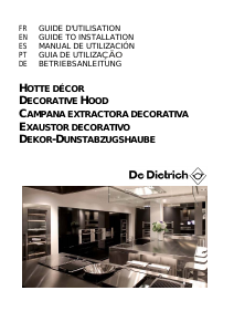 Manual De Dietrich DHE1136A Cooker Hood