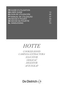 Návod De Dietrich DHB7952G Digestor