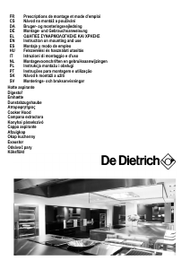 Mode d’emploi De Dietrich DHT1146X Hotte aspirante