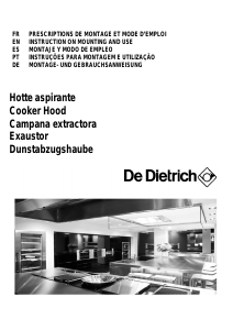 Manual De Dietrich DHT1116X Cooker Hood