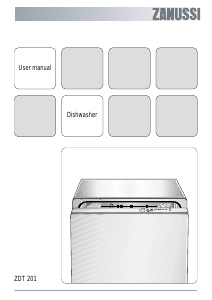 Bruksanvisning Zanussi ZDT201 Diskmaskin