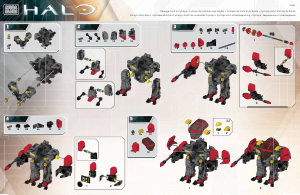 Manual Mega Bloks set CNG61 Halo Damage control cyclops