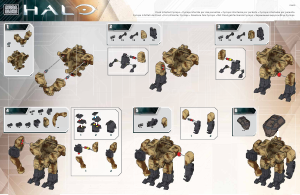 Handleiding Mega Bloks set CNH25 Halo Flood infected cyclops