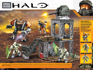 Manual Mega Bloks set 97515 Halo Containment outpost patrol