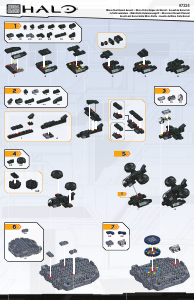 Handleiding Mega Bloks set 97224 Halo Micro-Fleet hornet assault