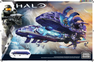 Handleiding Mega Bloks set DPJ95 Halo Covenant spirit dropship