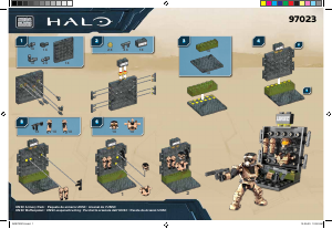 Manual Mega Bloks set 97023 Halo UNSC armory pack