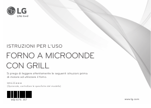 Manuale LG MH6353HAR Microonde