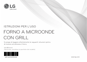Manuale LG MH6884APR Microonde