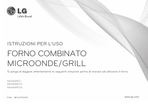 Manuale LG MH6889PC Microonde