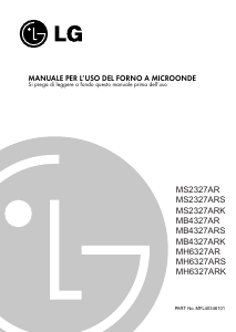 Manuale LG MH6327AR Microonde