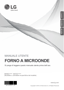 Manuale LG MH6535GPS Microonde
