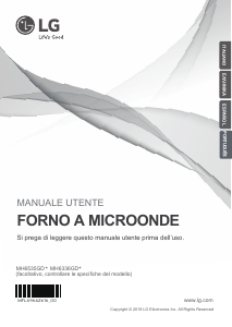 Manual LG MH6336GDH Micro-onda