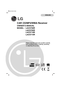 Bruksanvisning LG LAC5700RW Bilradio