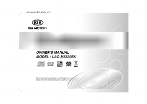 Bruksanvisning LG LAC-M5520EK (Kia) Bilradio