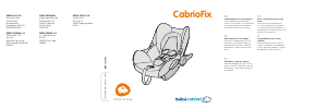 Manual Bébé Confort CabrioFix Cadeira auto