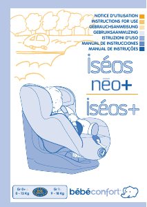 Mode d’emploi Bébé Confort Iseos Neo+ Siège bébé