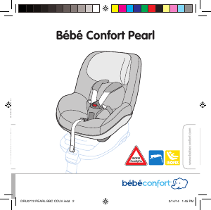 Manuale Bébé Confort Pearl Seggiolino per auto