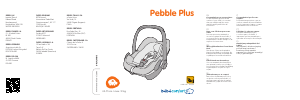 Manual Bébé Confort Pebble Plus Cadeira auto