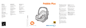 Manuale Bébé Confort Pebble Plus Seggiolino per auto