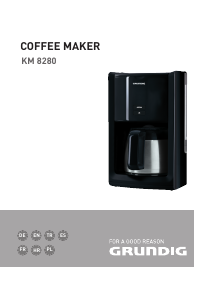 Bedienungsanleitung Grundig KM 8280 Kaffeemaschine