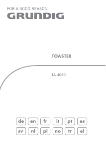 Bedienungsanleitung Grundig TA 4060 Toaster