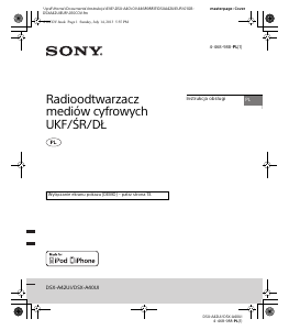 Instrukcja Sony DSX-A40UI Radio samochodowe