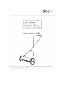 Manual Texas 40H Lawn Mower