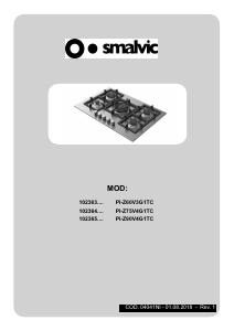 Bruksanvisning Smalvic PI-Z60V3G1TC Häll