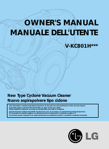 Manuale LG V-KC801HTMQ Aspirapolvere